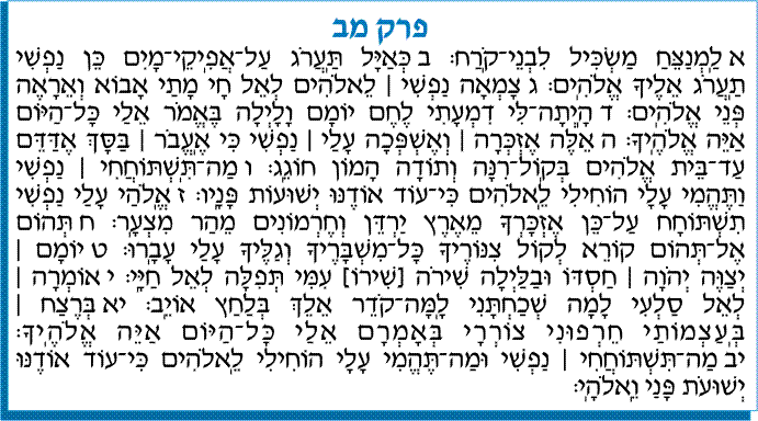 tehilim 042
