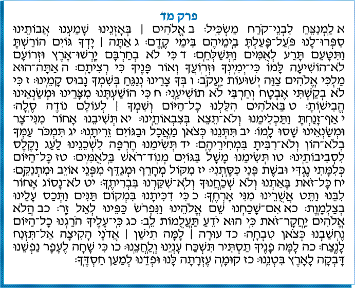 tehilim 044