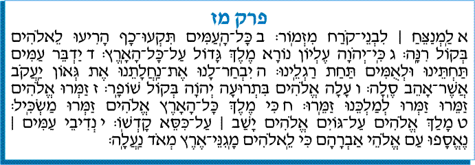 tehilim 47