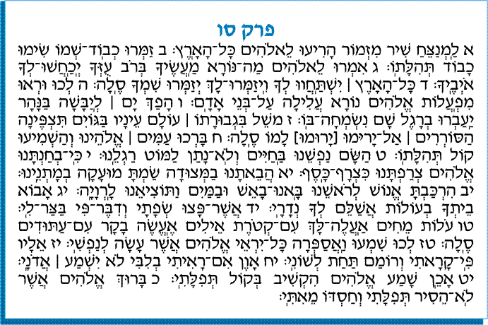 tehilim 066