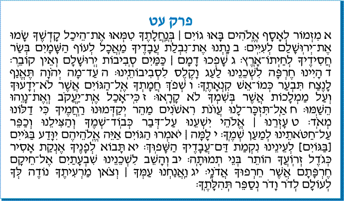 tehilim 079