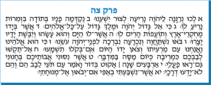 tehilim 095