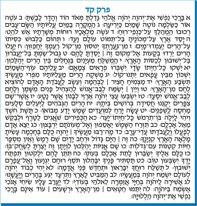tehilim 104