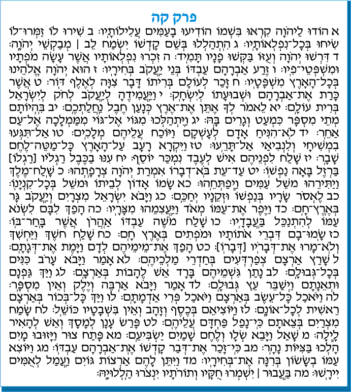 tehilim 105