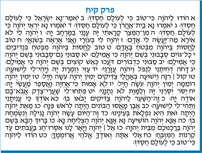 tehilim 118