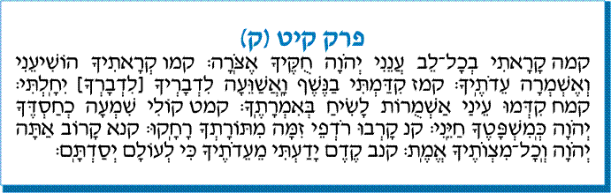 tehilim 119_Lettre Kouf