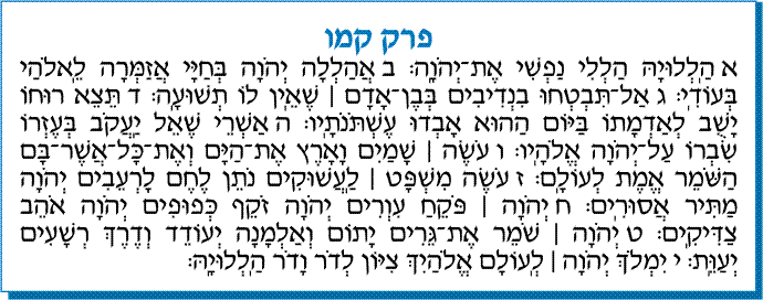 tehilim 146