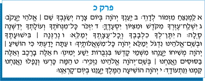 TEHILIM 20