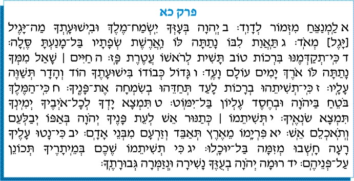 tehilim 021
