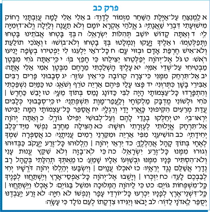 tehilim 022